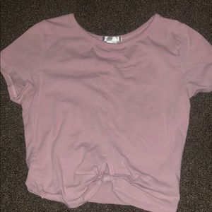 Pink crop top